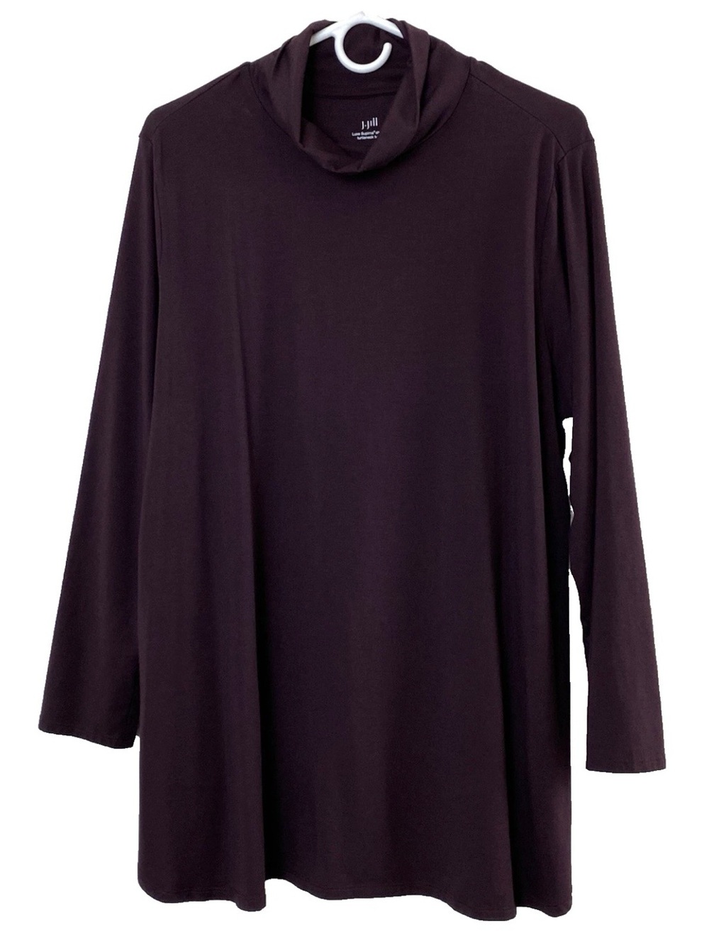 J.Jill Luxe Supima Shirttail Turtleneck Tunic - XL